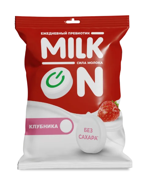 MILK ON со вкусом клубники